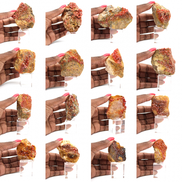 Vanadinietsteenkristallen