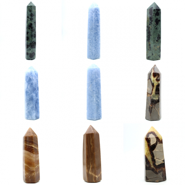 blauw calciet prisma