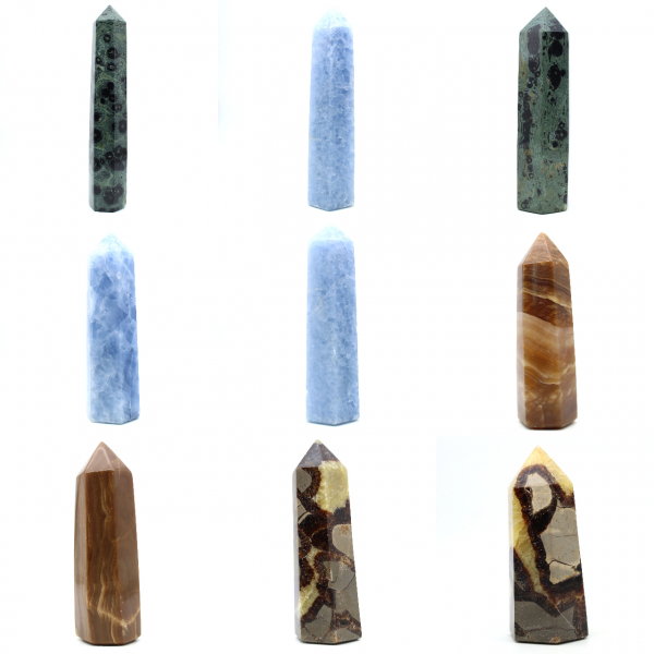 blauw calciet prisma