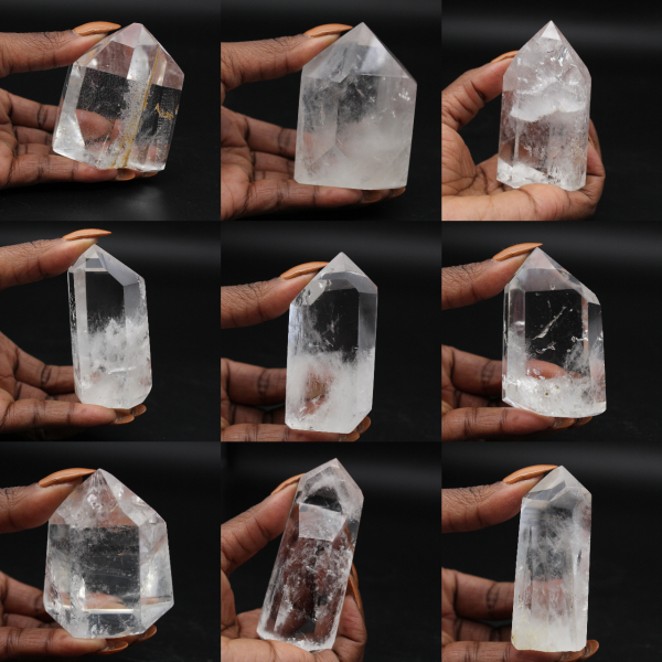 Bergkristalprisma uit Madagaskar