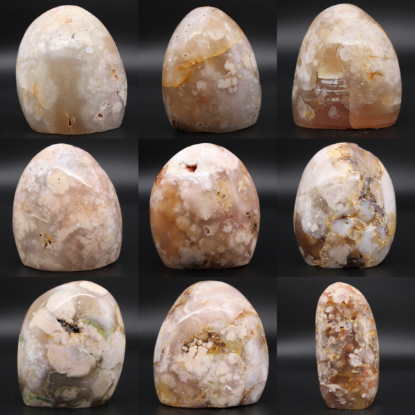 Natuurlijke bloem agaat decoratie