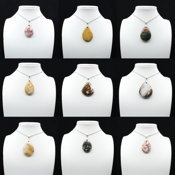 Imperiale Jaspis Druppel Hanger