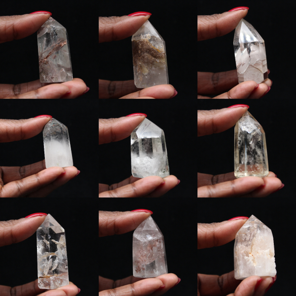 Kwartsprisma met insluiting