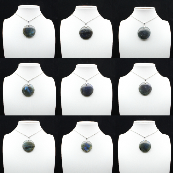 Ronde labradoriet hanger