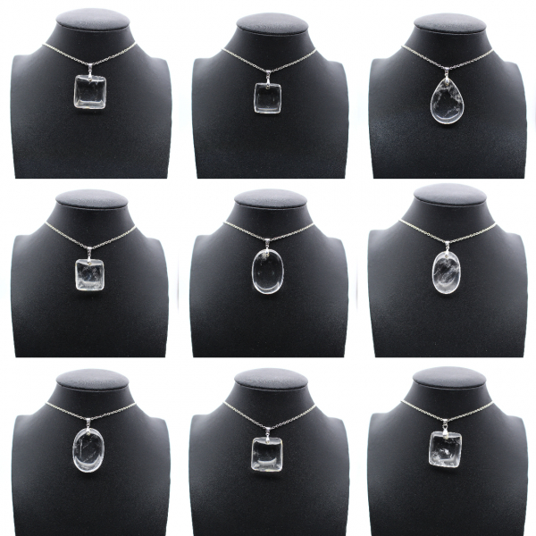 Gepolijste kwarts hanger