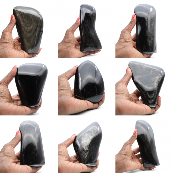 Vrije vorm Gouden Obsidiaan