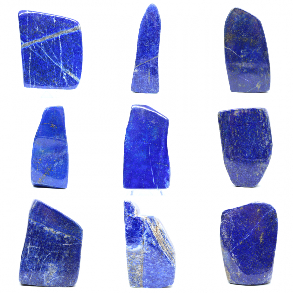 Decoratief gepolijst lapis lazuli blok