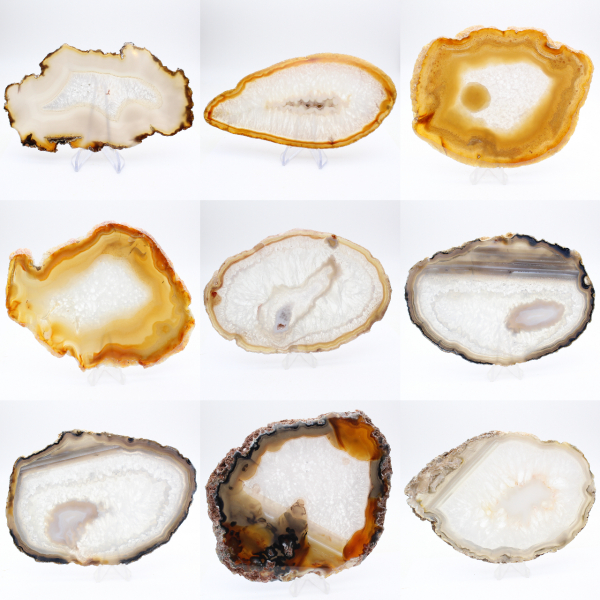 Natuurlijke Braziliaanse agaatschijf