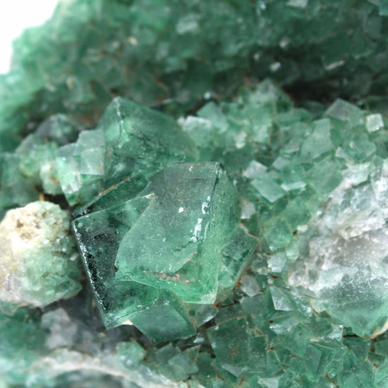 Fluorescerende mineralen: wanneer stenen in het donker oplichten fluorite brute 030