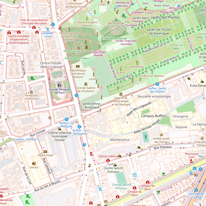 Geologie- en Mineralogiegalerij van de Jardin des Plantes in Parijs paris museeum openstreetmap