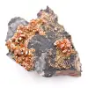 Vanadinite kristallen op gangue - 0