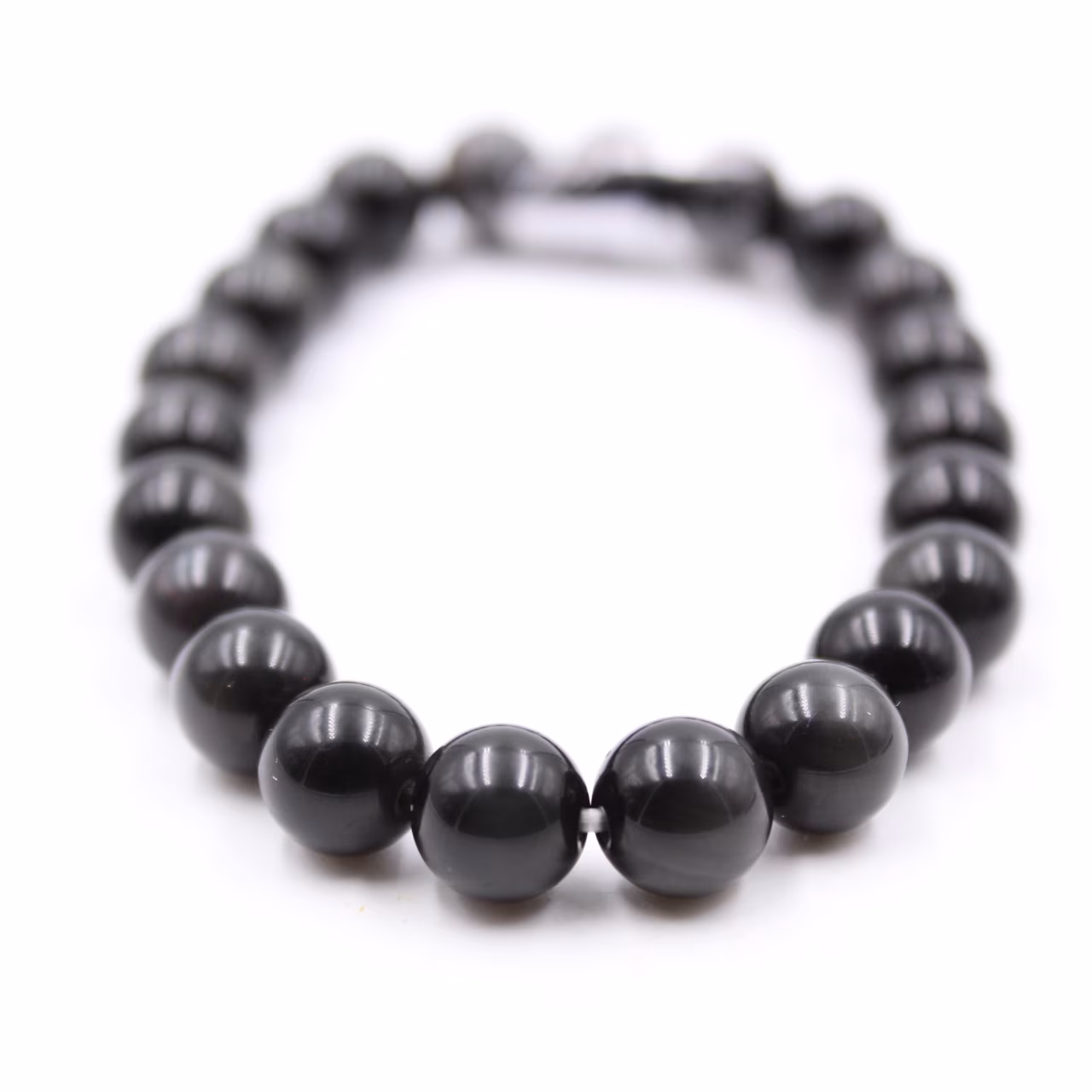 Obsidiaan armband 8 mm