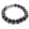 Obsidiaan armband 8 mm - 0