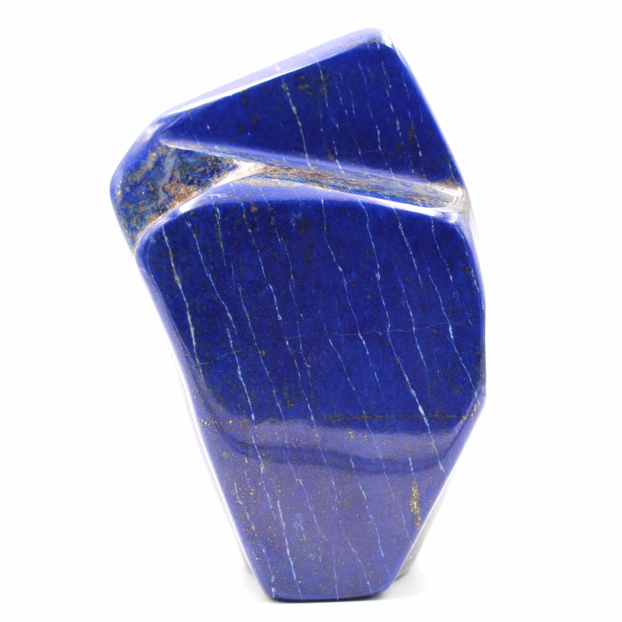 Lapis Lazuli stenen blok sier abstracte vorm