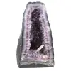 Amethist geode met calcietkristal - 0