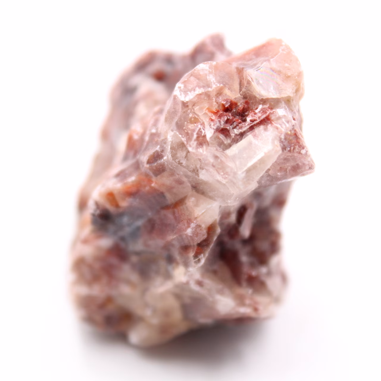 Ruw bruin calciet uit Mexico