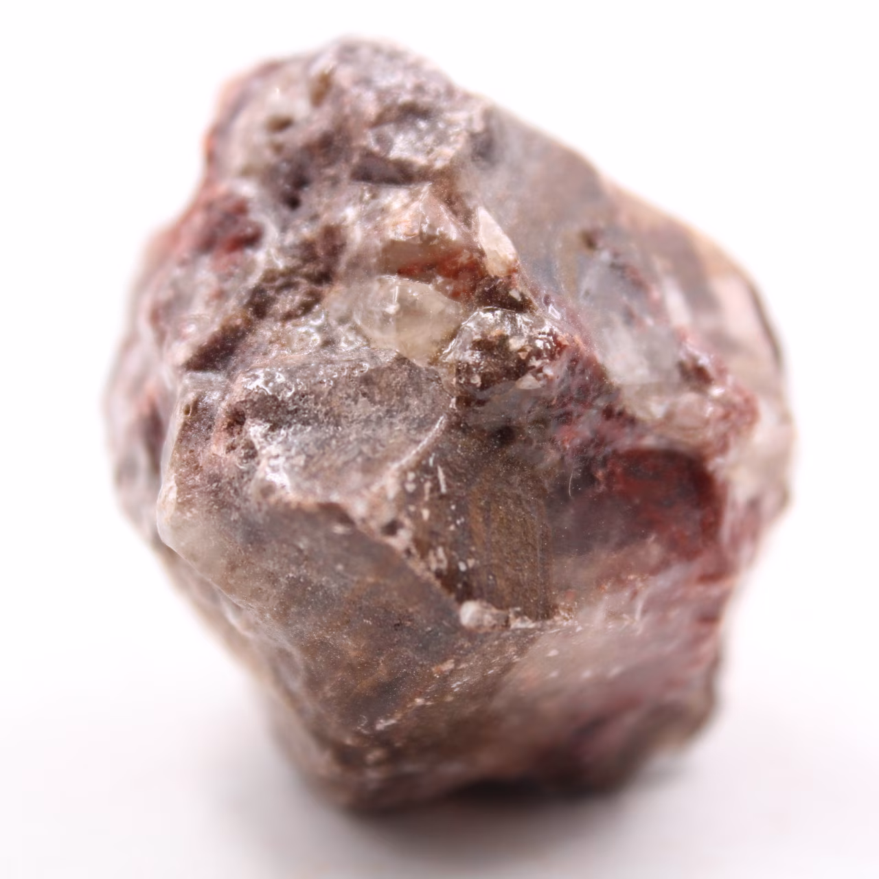 Ruw bruin calciet uit Mexico