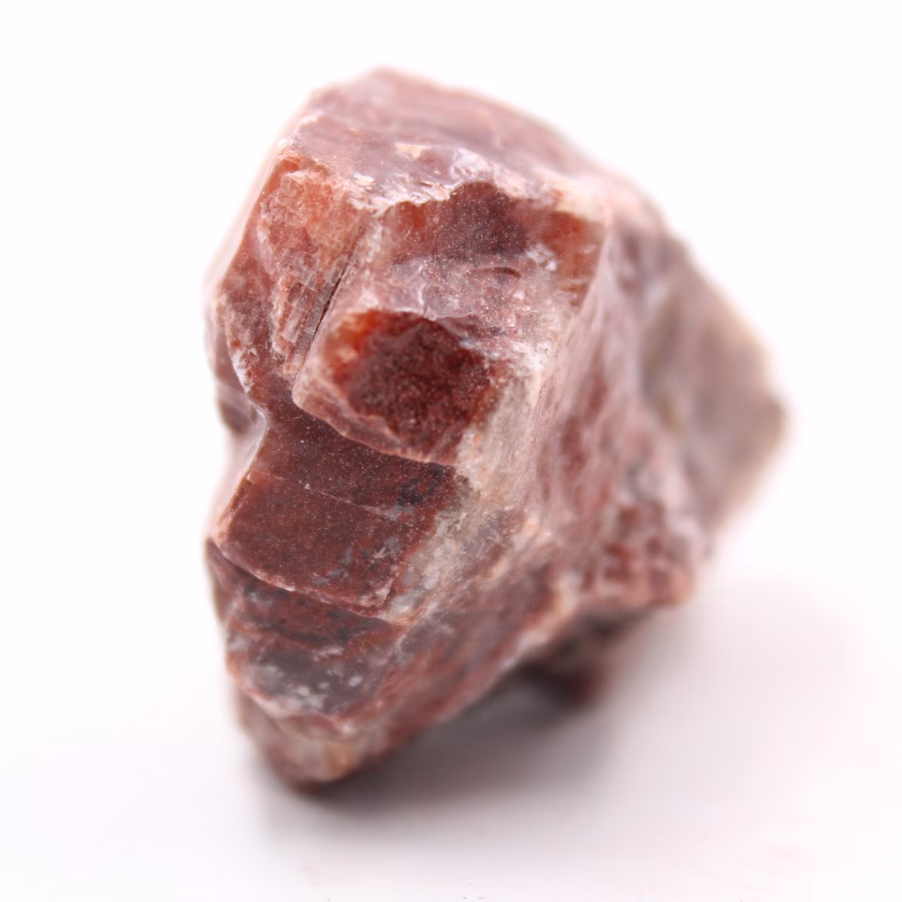 Ruw bruin calciet uit Mexico