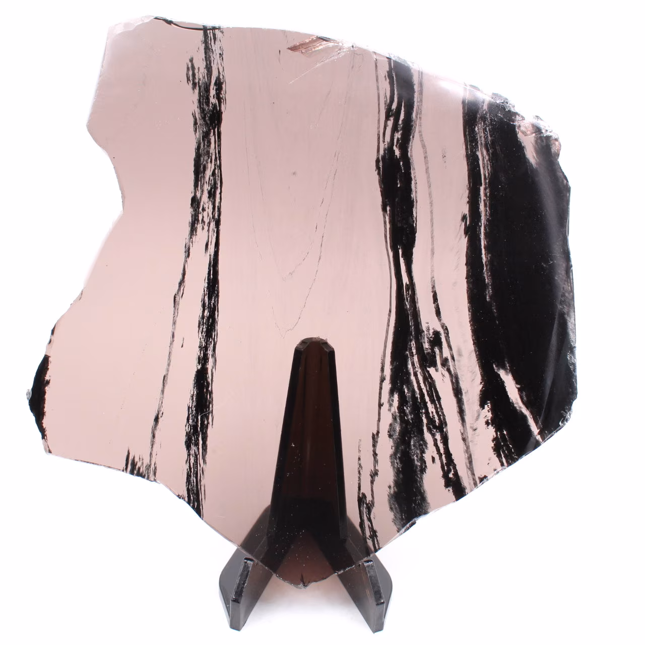 Plakje gerookte obsidiaan