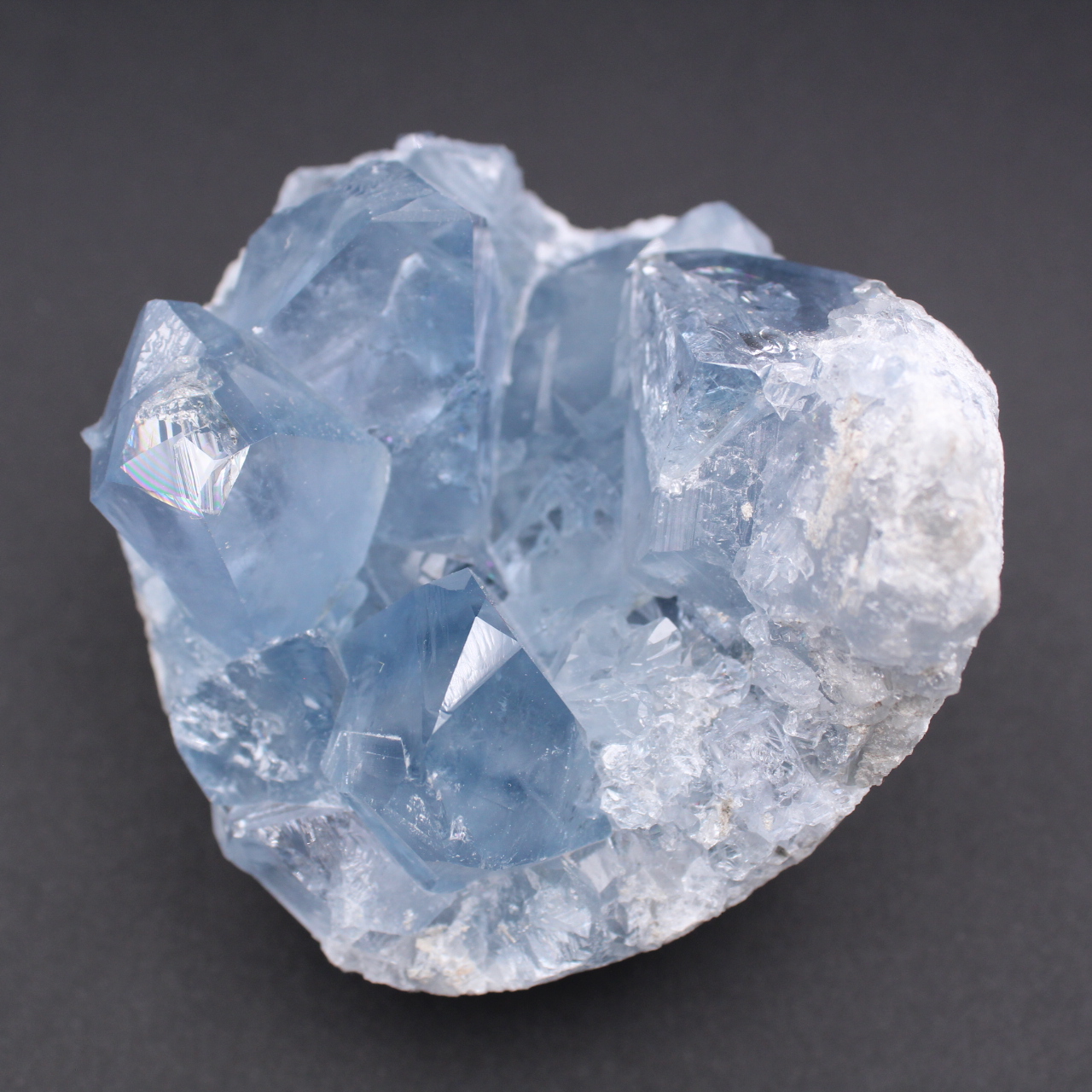 Blauwe celestietkristallen