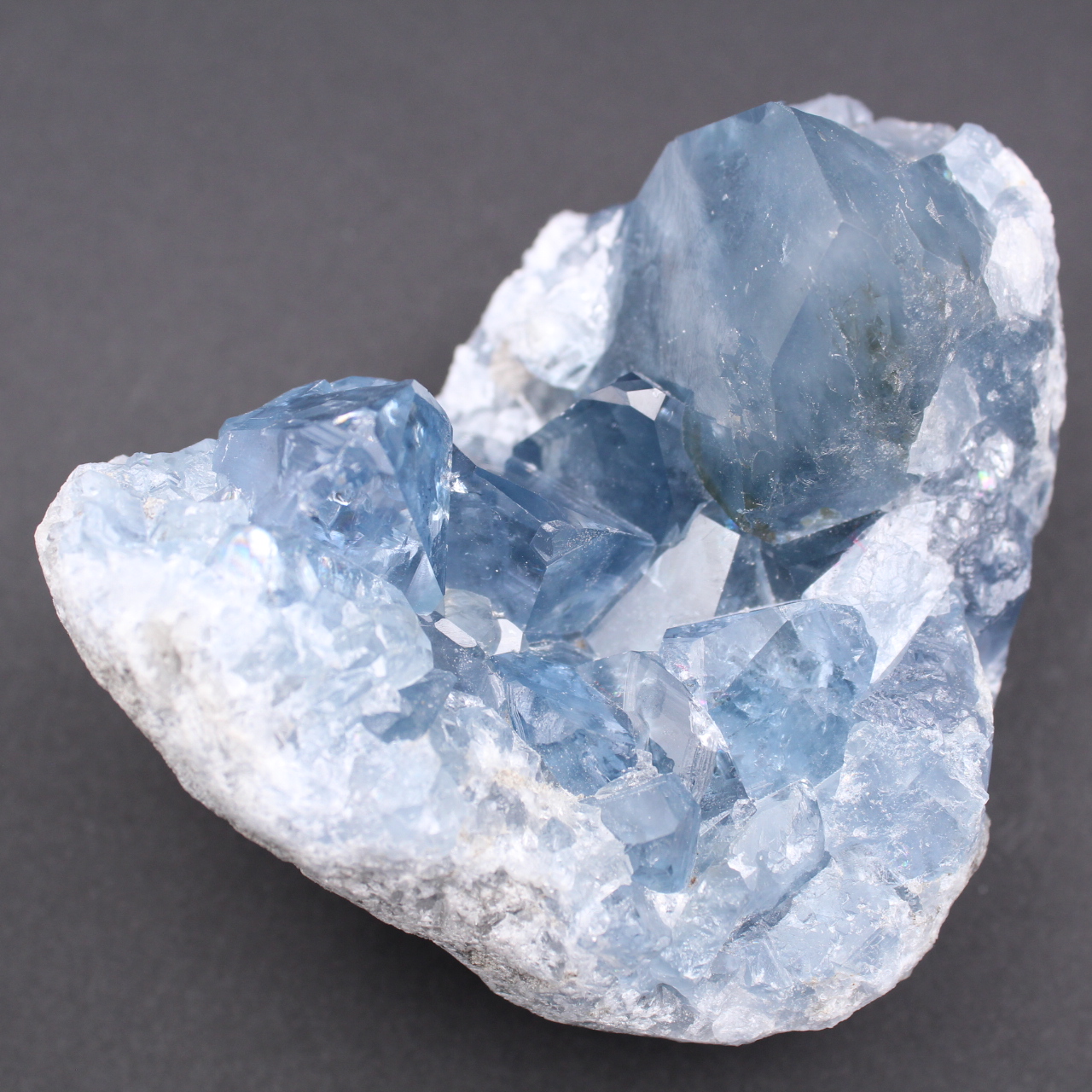 Blauwe celestietkristallen