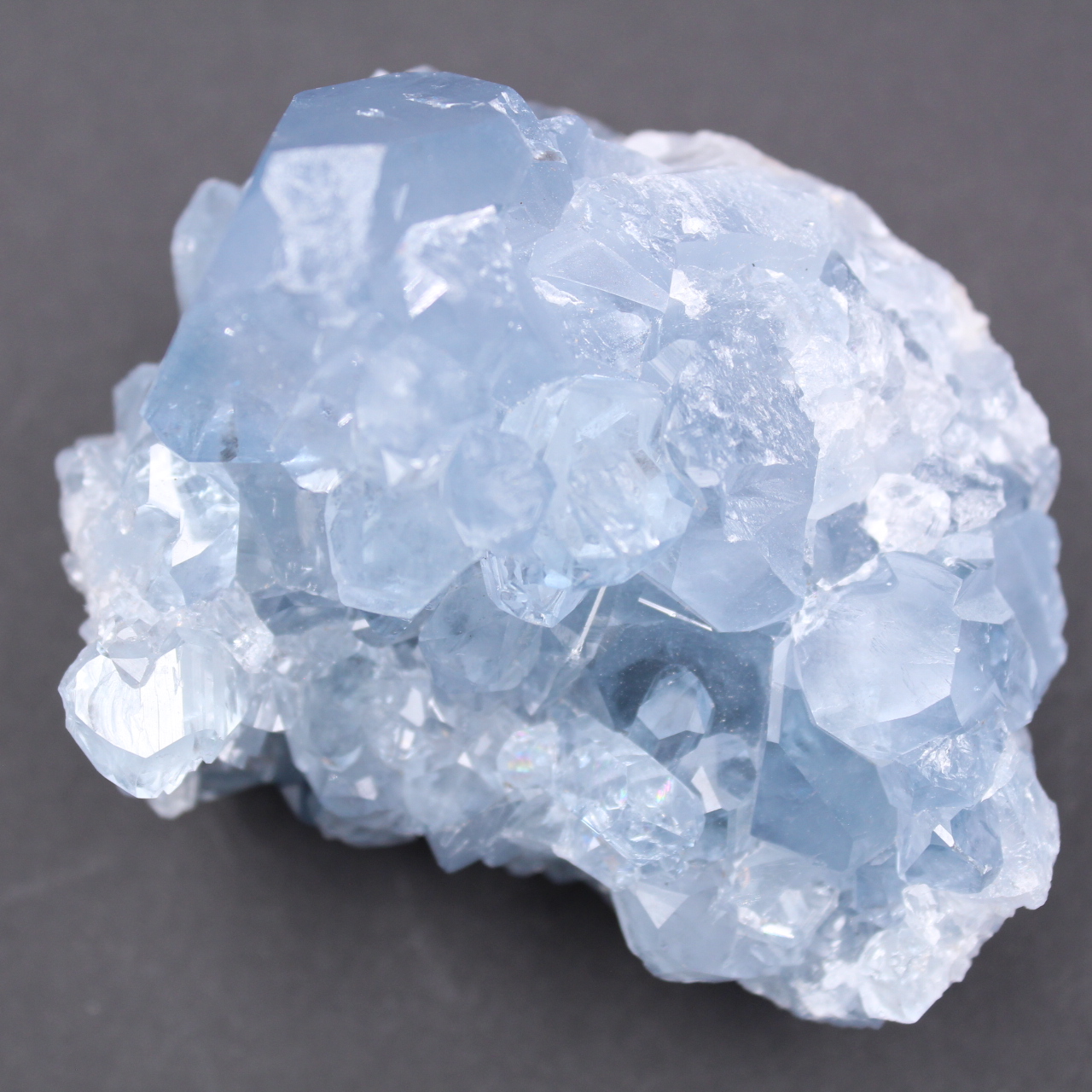 Blauwe celestietkristallen