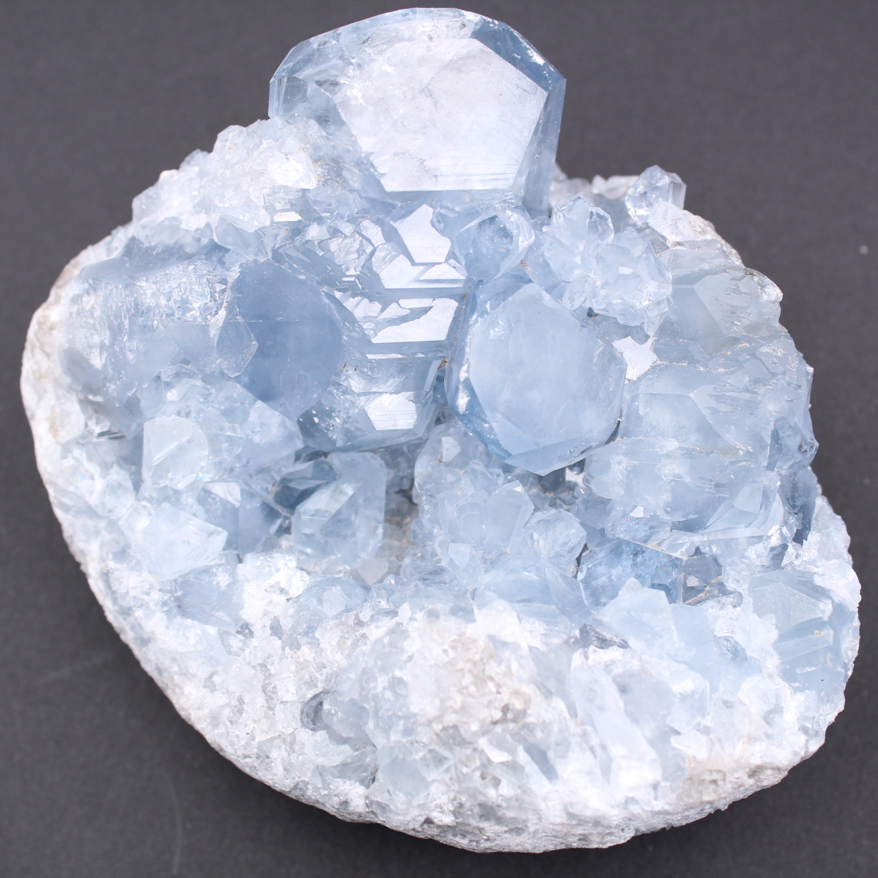 Blauwe celestietkristallen