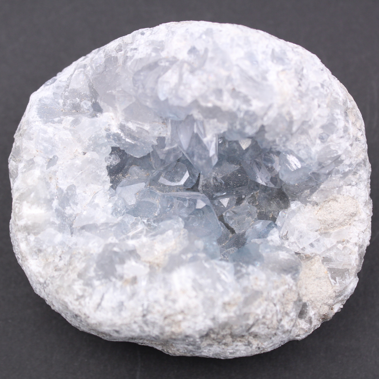 Blauwe celestietkristallen