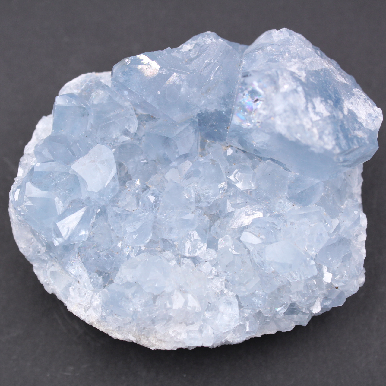 Blauwe celestietkristallen