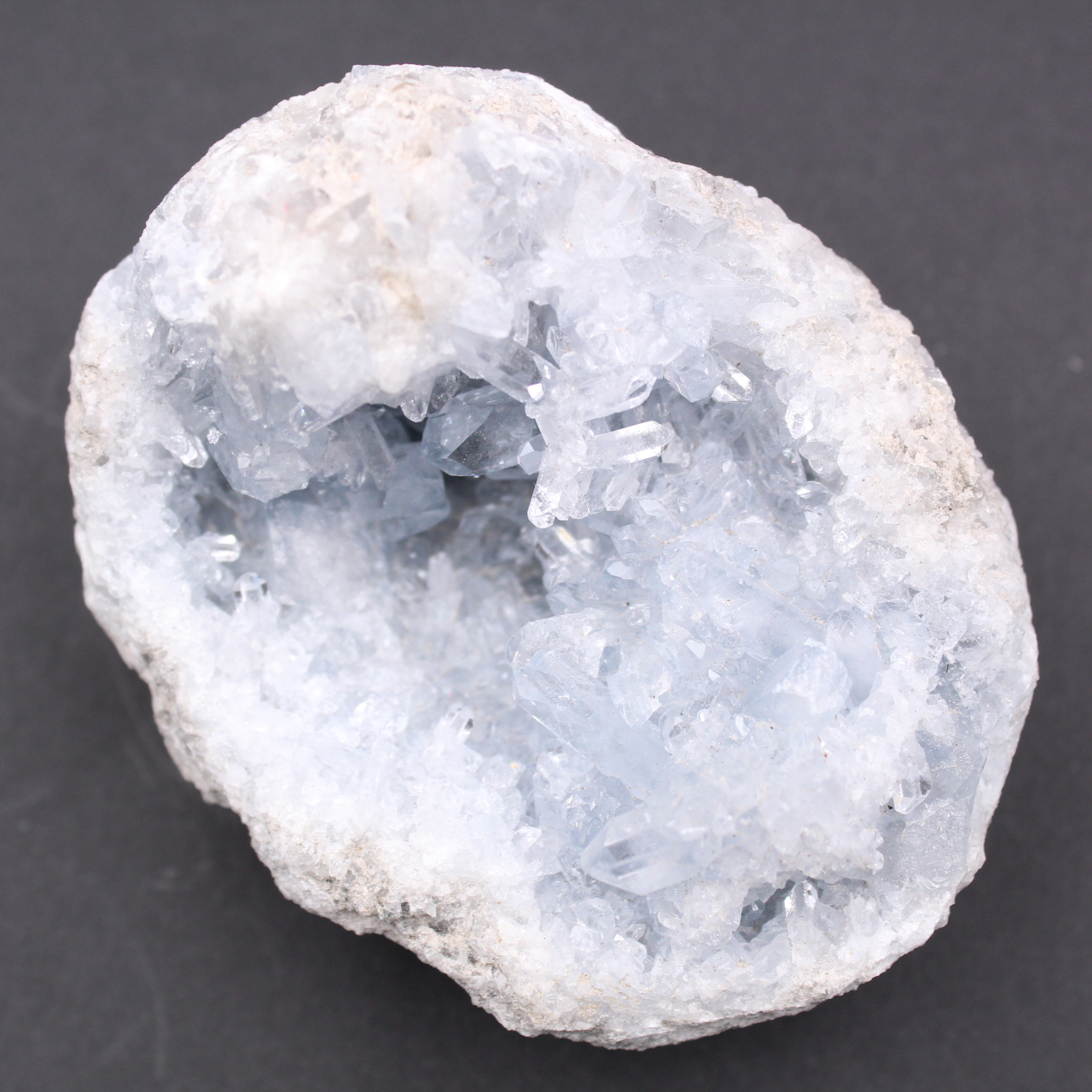 Blauwe celestietkristallen