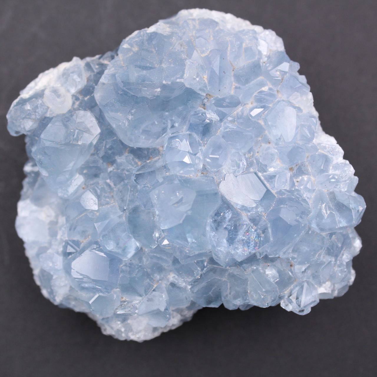 Blauwe celestietkristallen