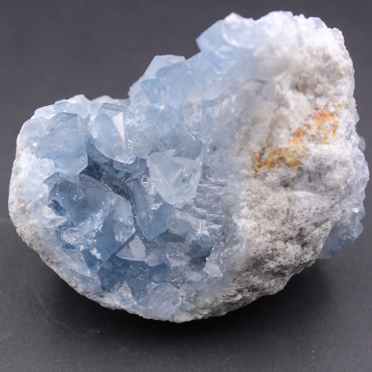 Blauwe celestietkristallen
