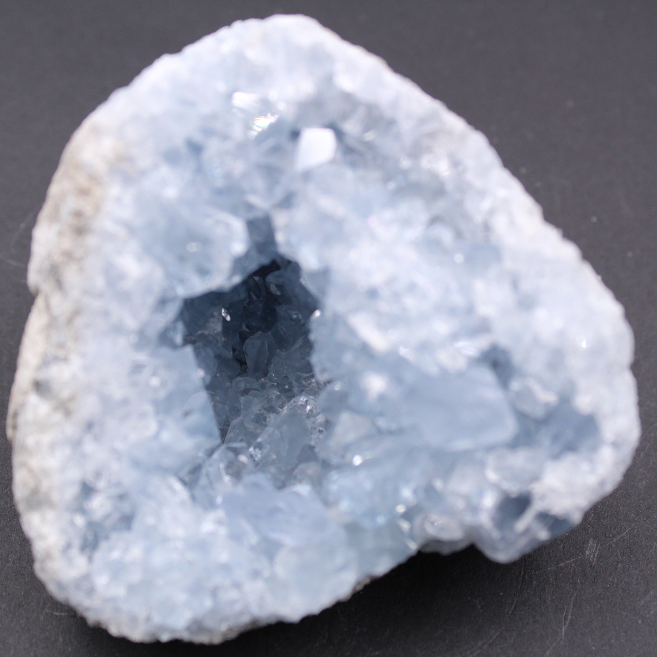 Blauwe celestietkristallen