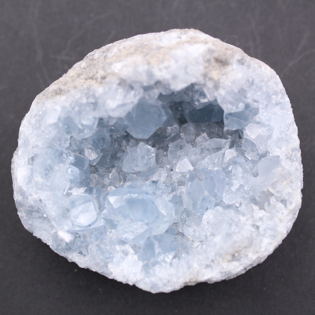 Blauwe celestietkristallen