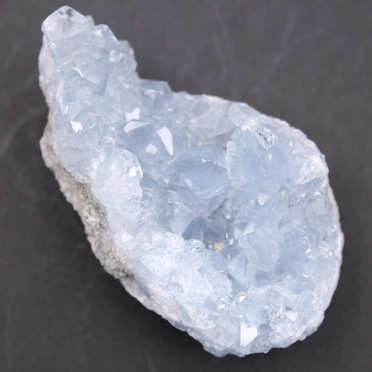 Blauwe celestietkristallen