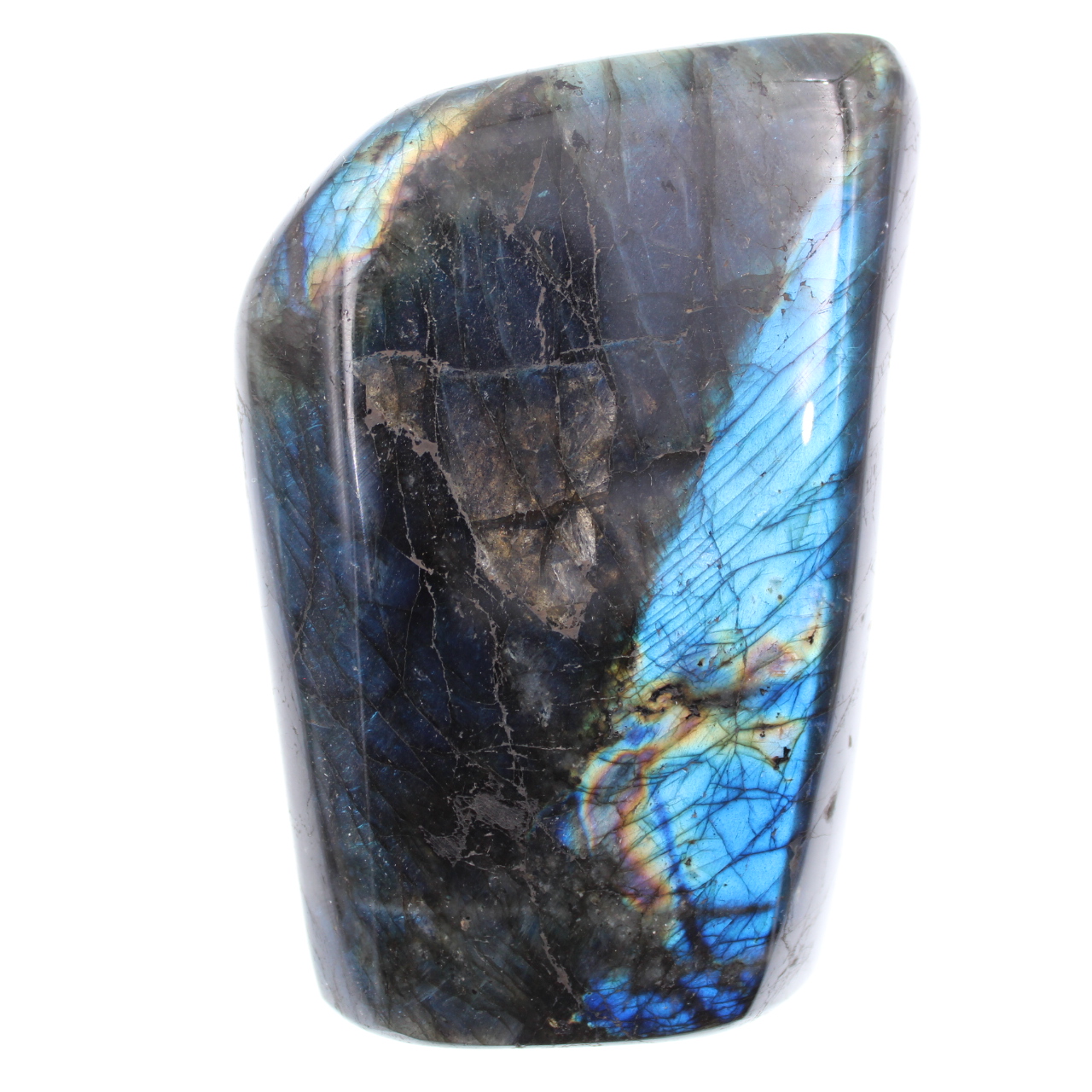 Blauwe labradoriet, decoratieve steen