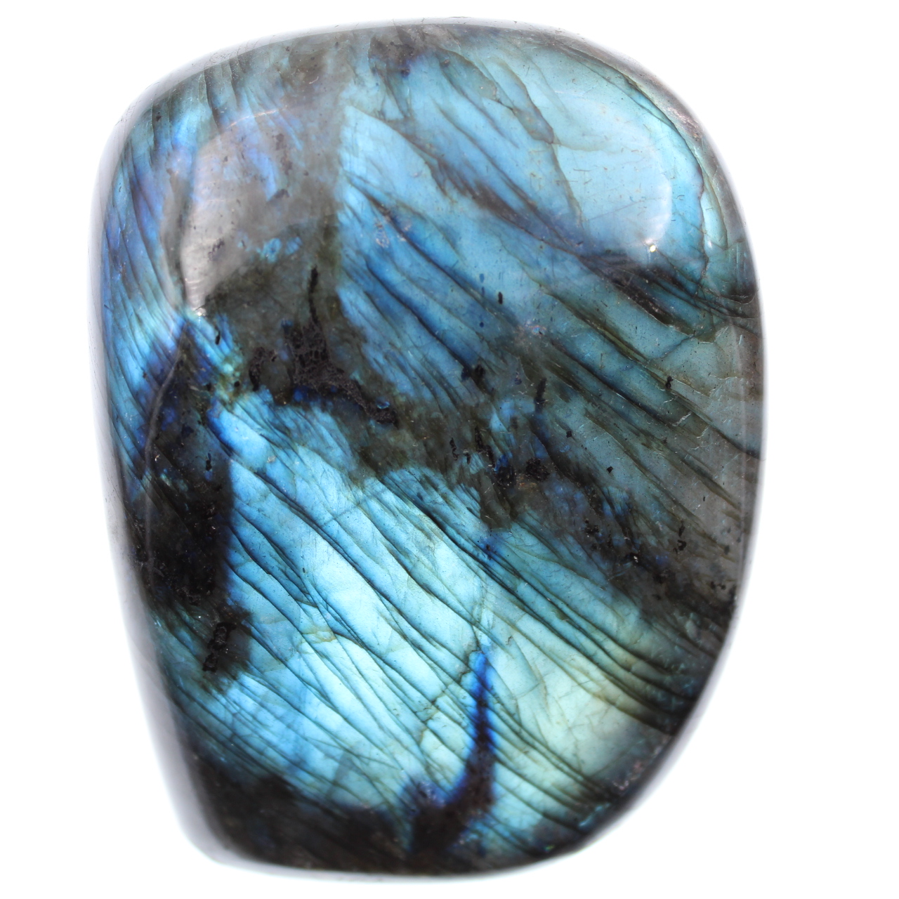 Labradoriet blauwe steen, decoratieblok