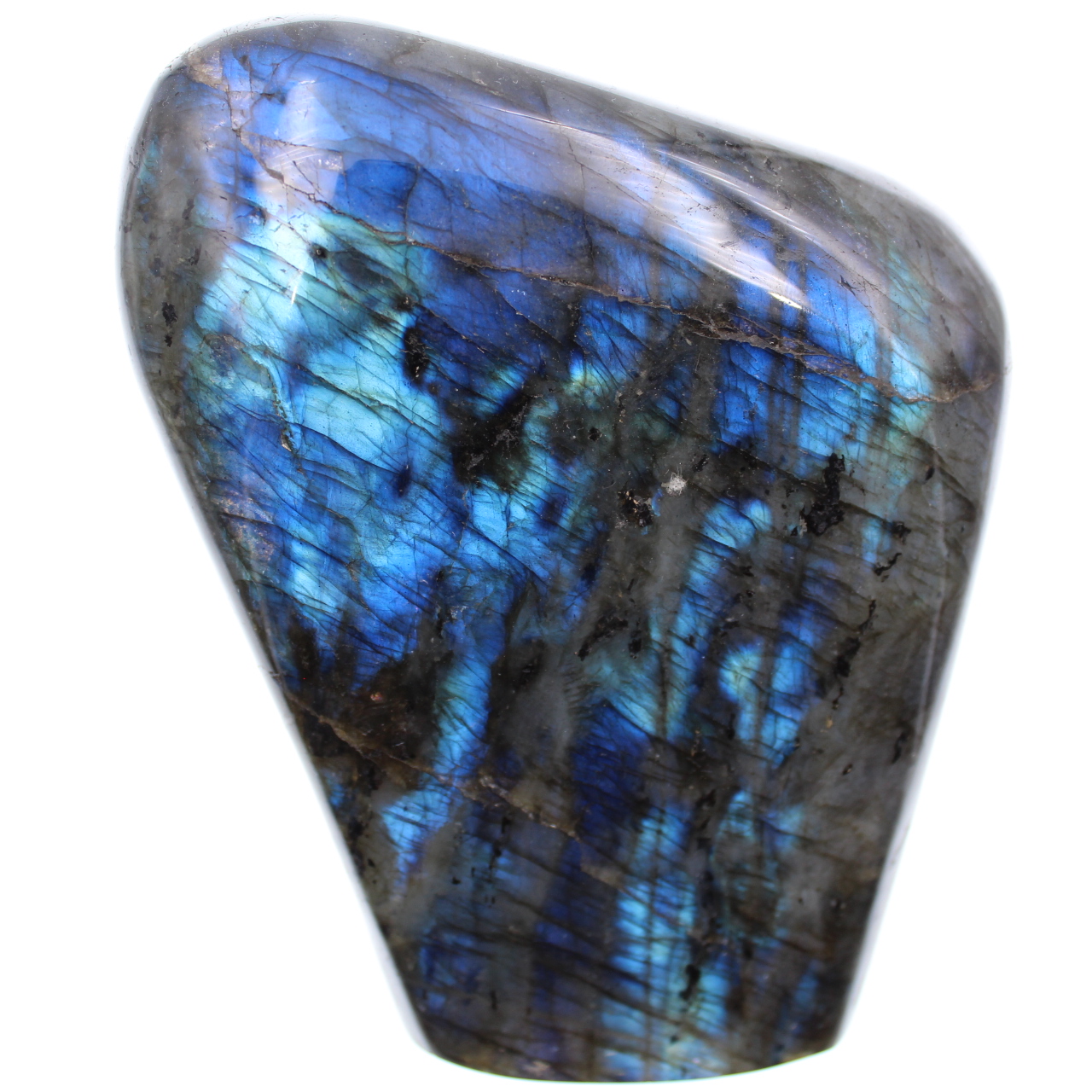 Freeform blauw labradoriet ornament