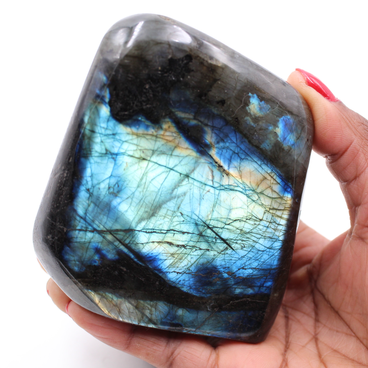Labradoriet stenen blok