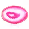 Plakje roze agaat - 0