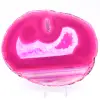 Plakje roze agaat - 0