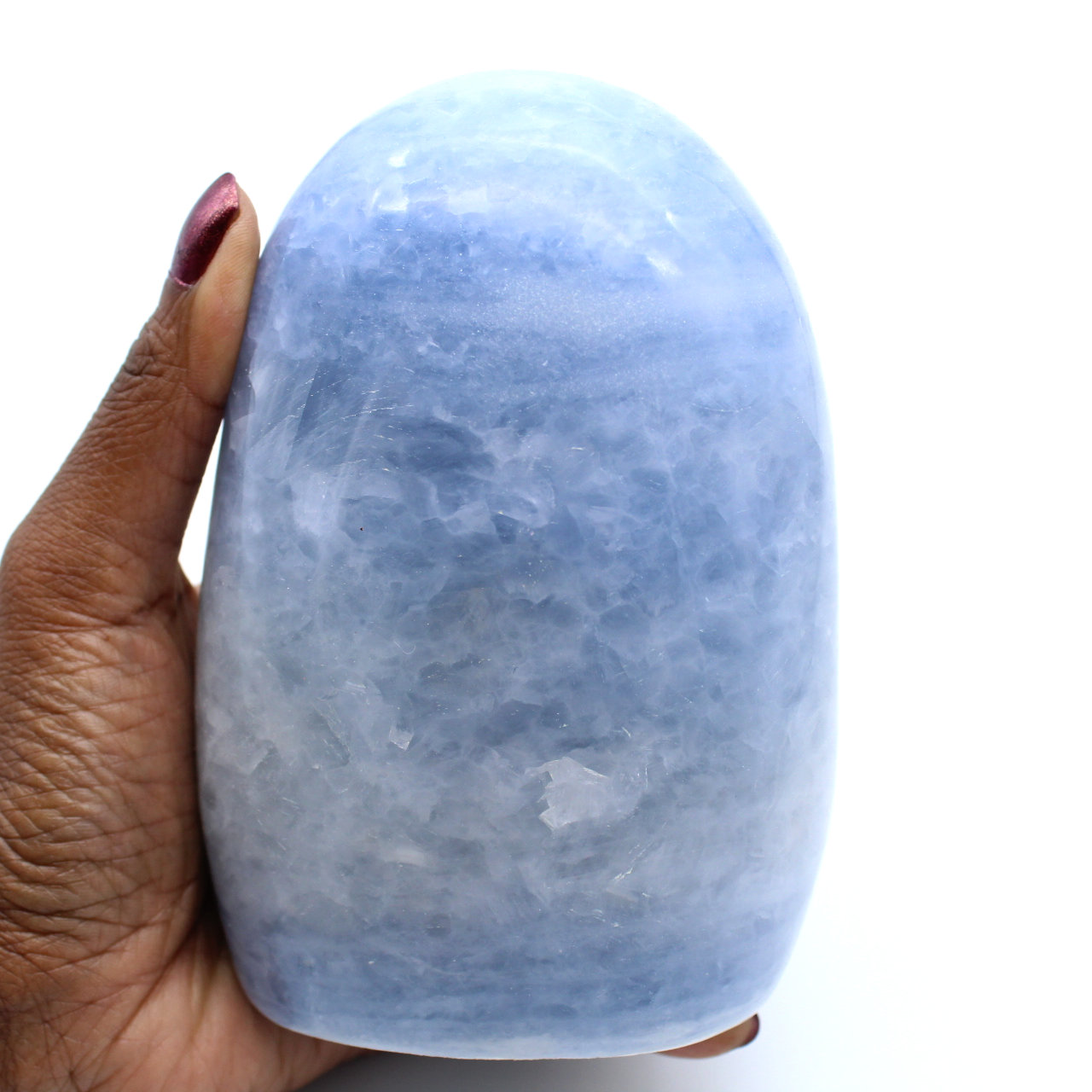 Blauwe calciet uit Madagaskar
