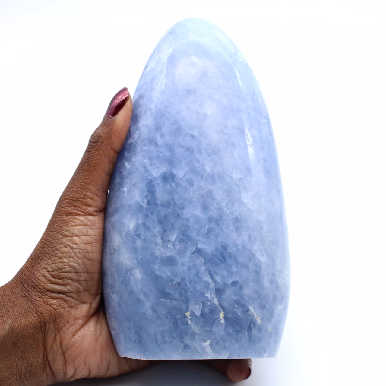 Blauwe calciet uit Madagaskar