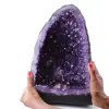 Amethist geode met calcietkristal - 0