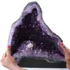 Amethist geode met calcietkristal - 0