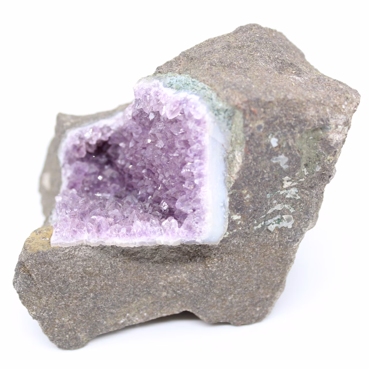 Kleine amethist geode uit Spanje