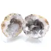 Geode van hele kokosagaat - 0