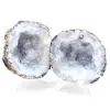 Geode van hele kokosagaat - 0