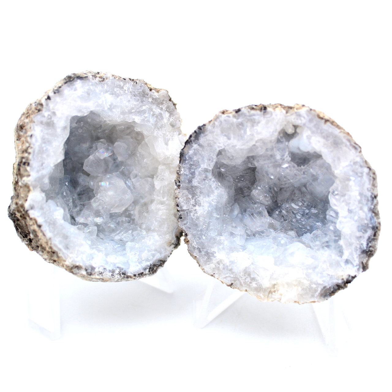 Geode van hele kokosagaat