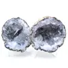 Geode van hele kokosagaat - 0
